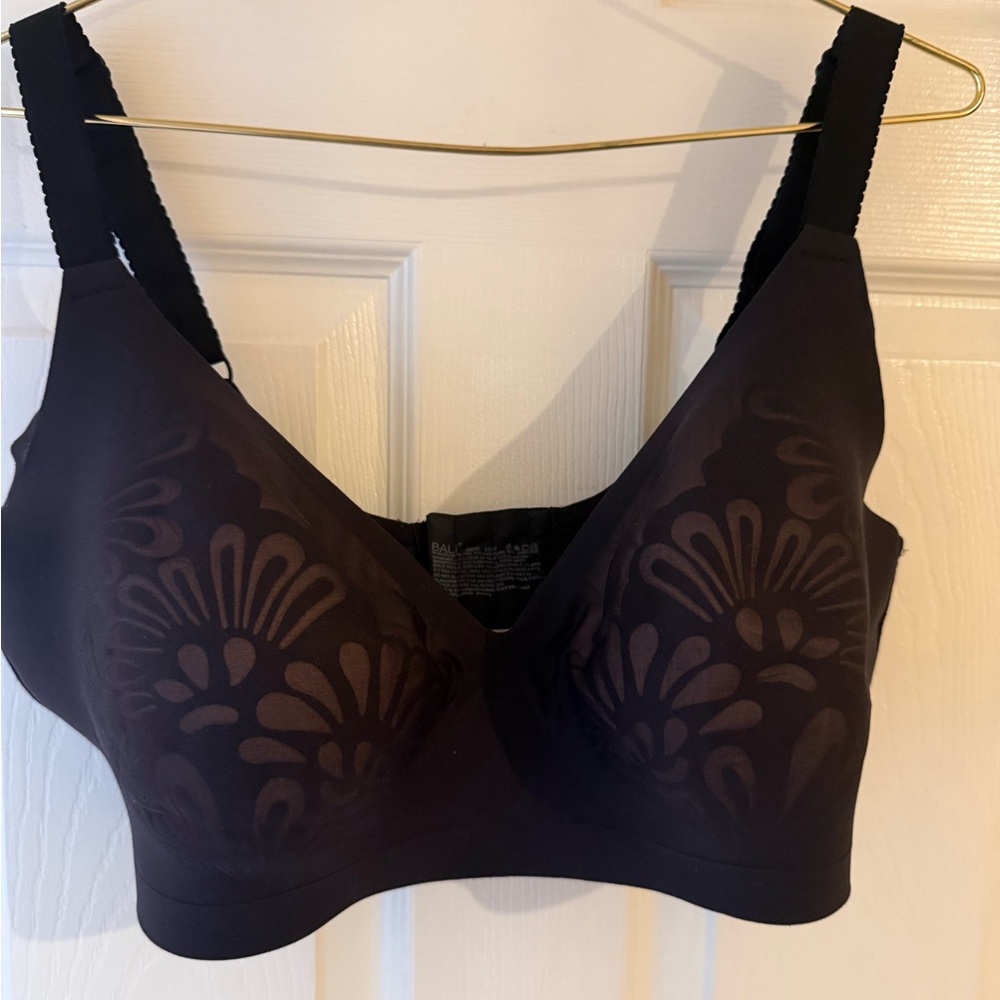 Bali Black lace Seamless wireless bra bralette 40dd
